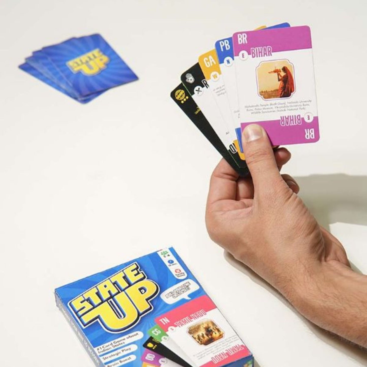 StateUp Card Game