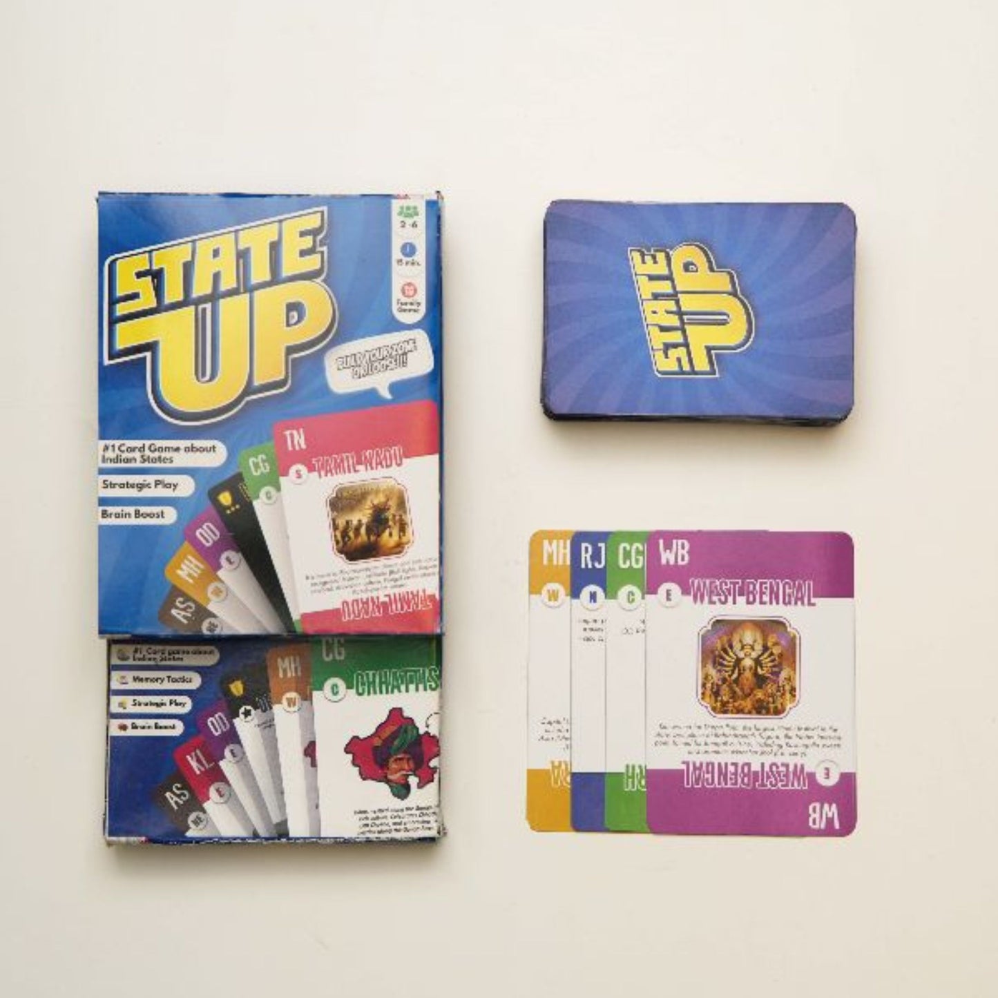 StateUp Card Game