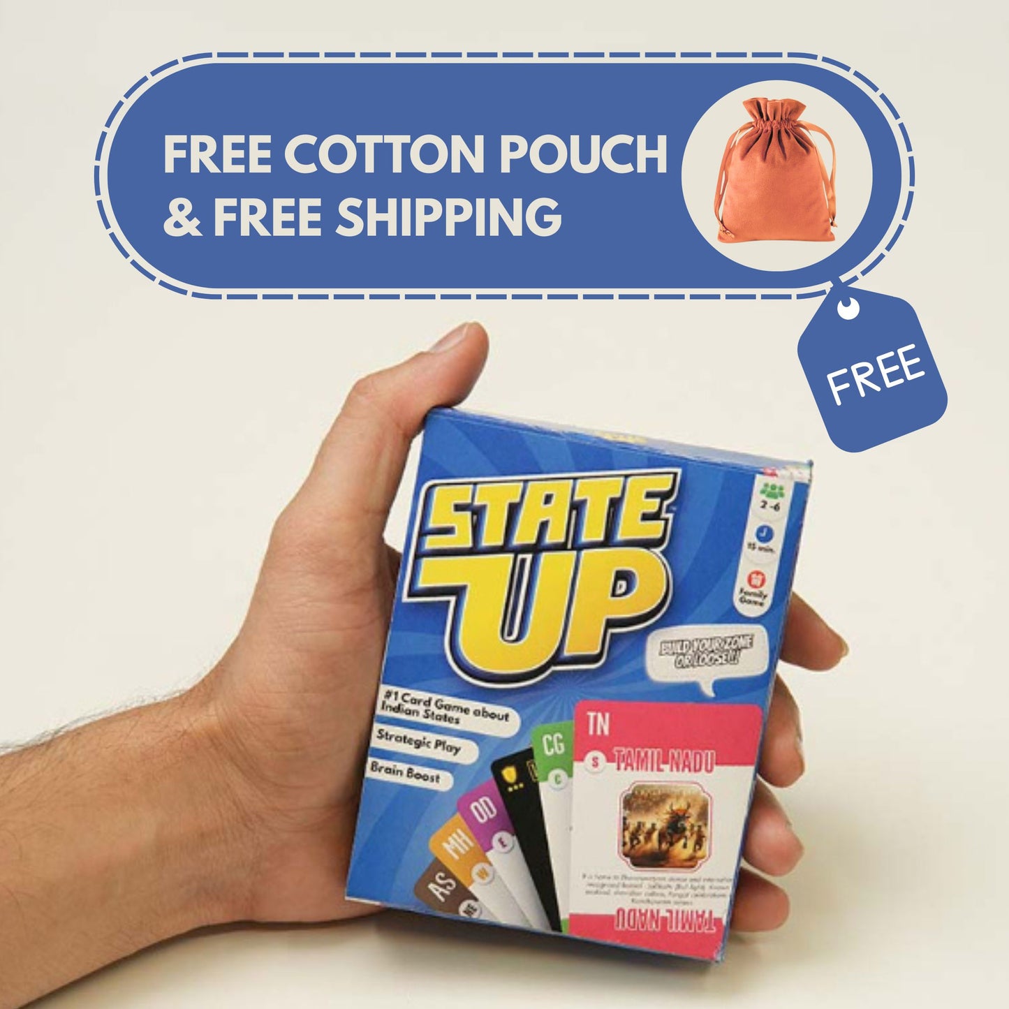 StateUp Card Game
